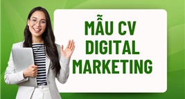 Mẫu CV chi tiết ứng tuyển vị trí Digital Marketing